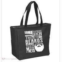 Fathers Teach Sons To Be Men Tote Bag thumb 2