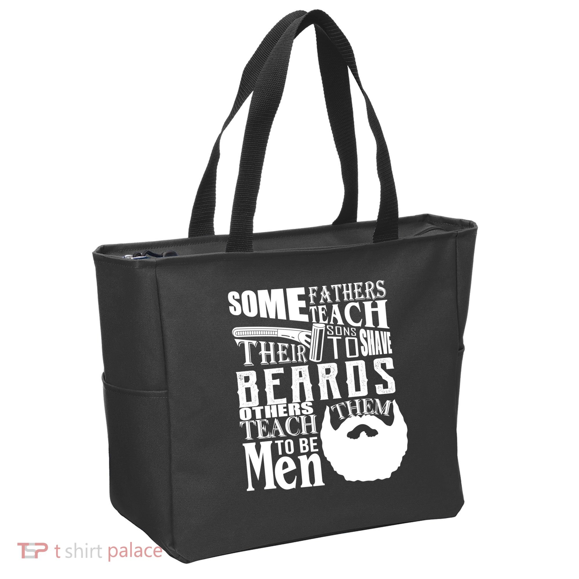 Fathers Teach Sons To Be Men Tote Bag
