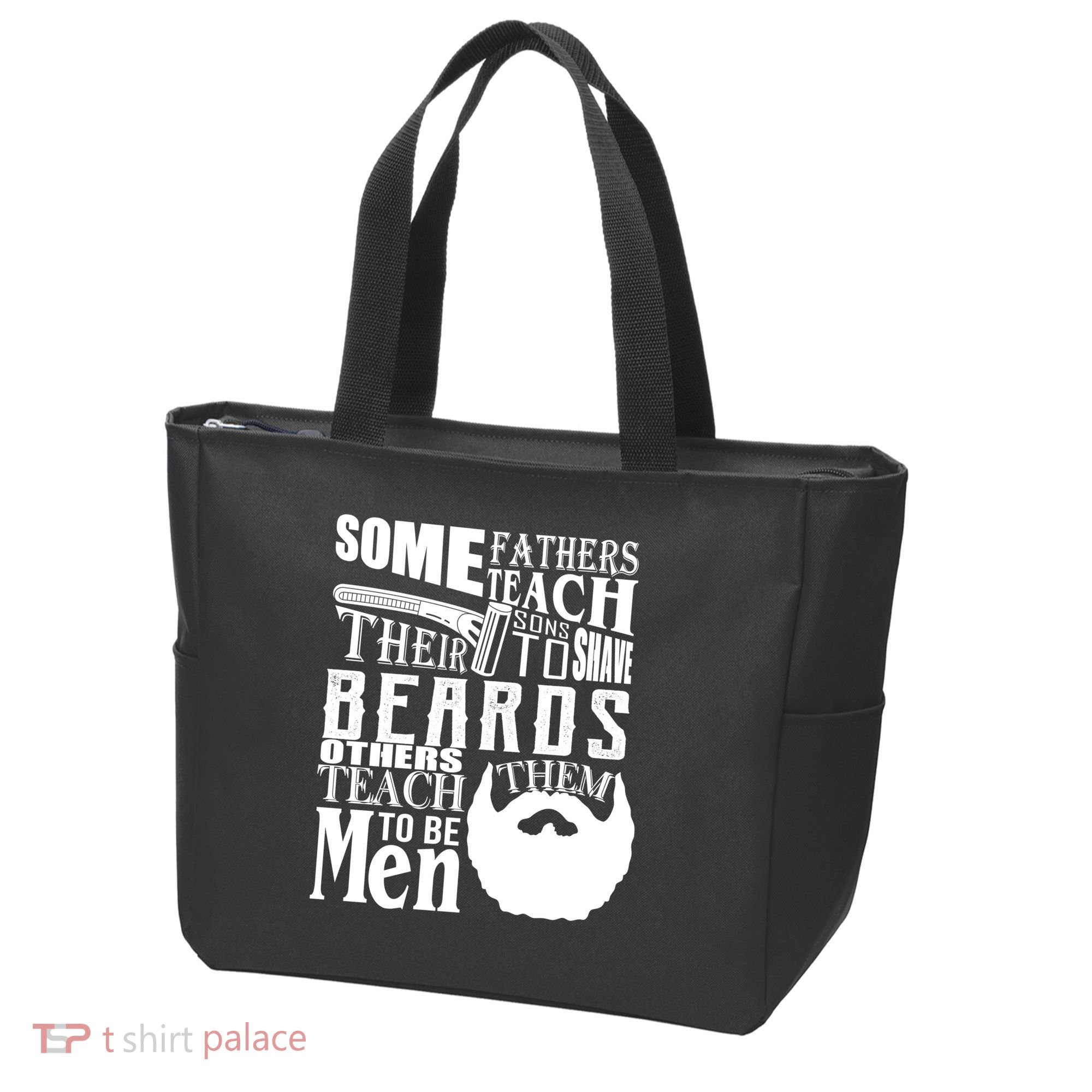 Fathers Teach Sons To Be Men Tote Bag