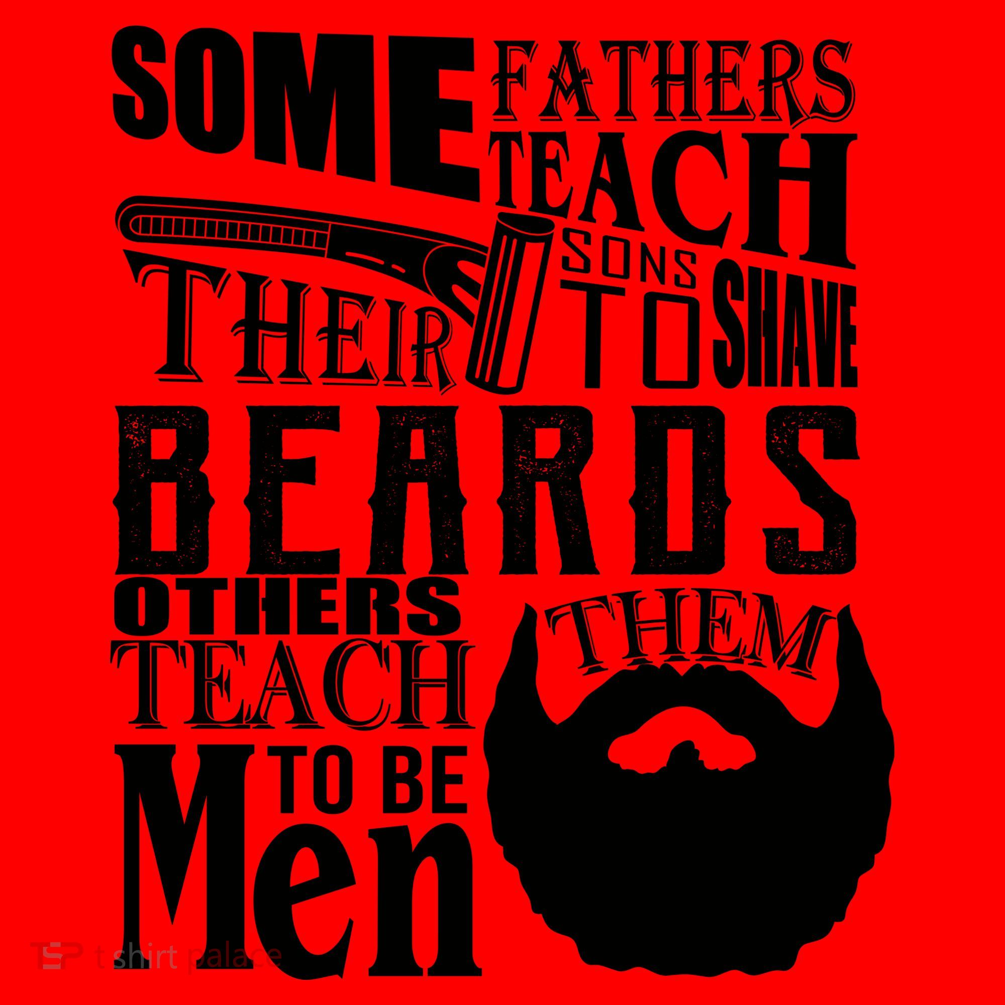 Fathers Teach Sons To Be Men Santa Hat