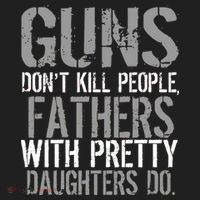 Fathers With Pretty Daughters Kill People Golf Towel thumb 3