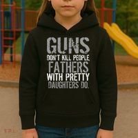 Fathers With Pretty Daughters Kill People Kids Hoodie thumb 3