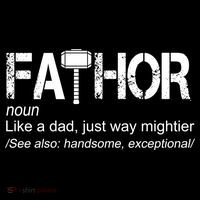 Fathor Like Dad Just Way Mightier Hero Backpack thumb 2