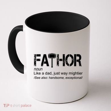 Fathor Like Dad Just Way Mightier Hero Coffee Mug