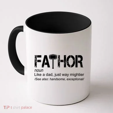 Fathor Like Dad Just Way Mightier Hero Coffee Mug