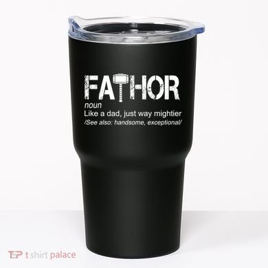Fathor Like Dad Just Way Mightier Hero Tumbler