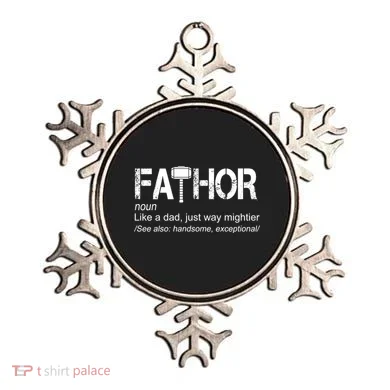 Fathor Like Dad Just Way Mightier Hero Ornament