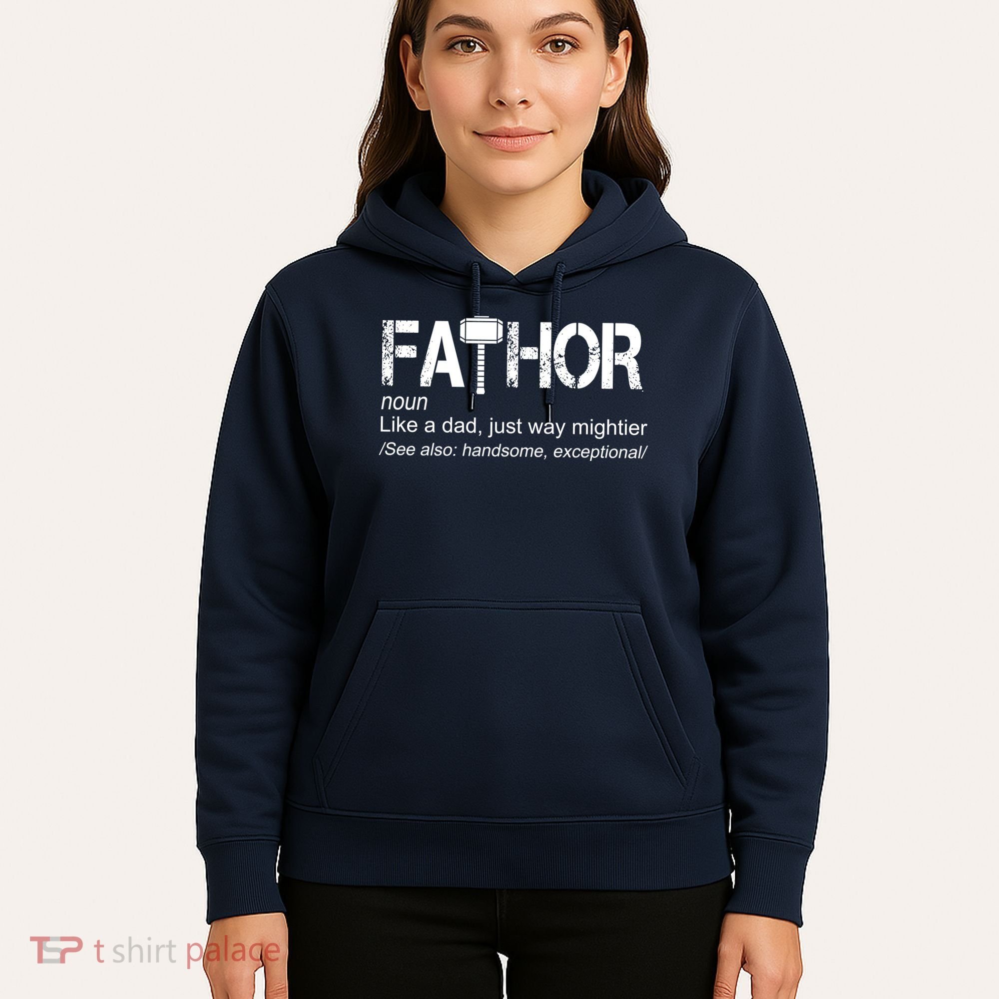 Fathor Like Dad Just Way Mightier Hero Hoodie