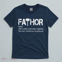 Fathor Like Dad Just Way Mightier Hero T-Shirt thumb 5