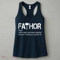 Fathor Like Dad Just Way Mightier Hero Women's Tank Top thumb 3