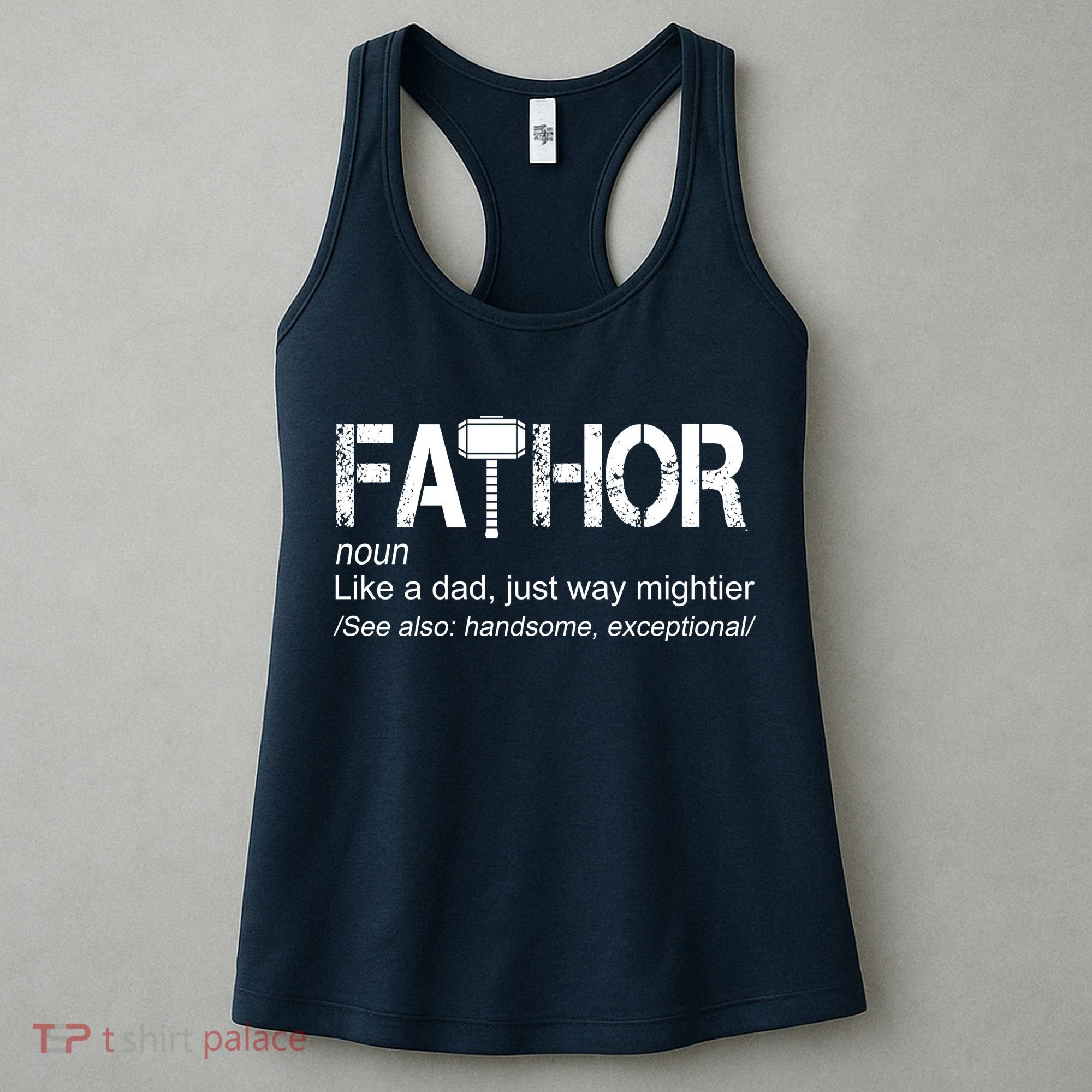 Fathor Like Dad Just Way Mightier Hero Women's Tank Top