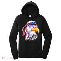 Funny American USA Flag Bandana Eagle Women's Hoodie thumb 0