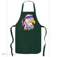 Funny American USA Flag Bandana Eagle Apron thumb 0