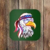 Funny American USA Flag Bandana Eagle Coaster thumb 0