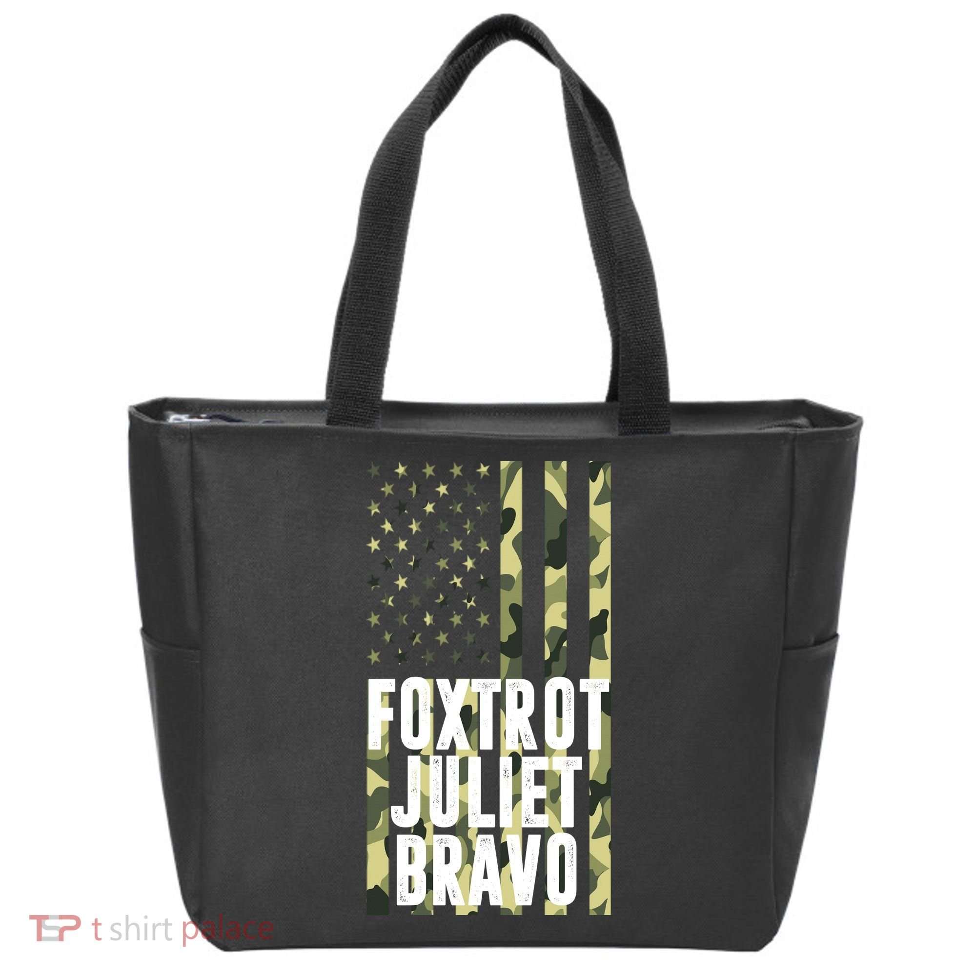 FJB Army Usa Flag Foxtrot Juliet Bravo Tote Bag