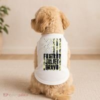 FJB Army Usa Flag Foxtrot Juliet Bravo Doggie Tank thumb 2