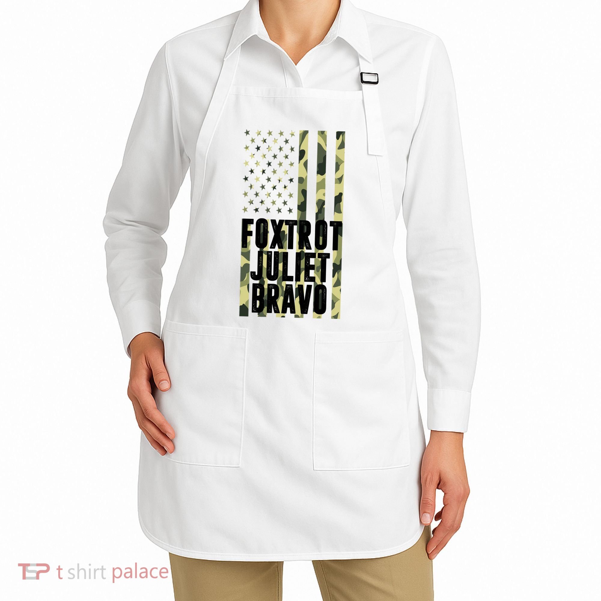 FJB Army Usa Flag Foxtrot Juliet Bravo Apron