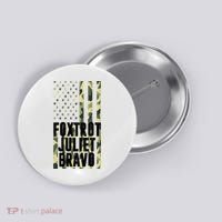 FJB Army Usa Flag Foxtrot Juliet Bravo Button thumb 0