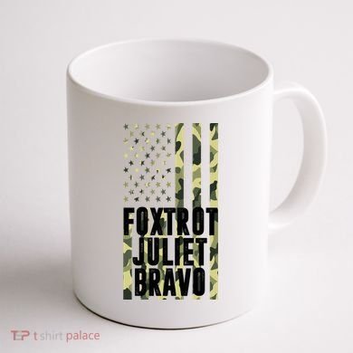 FJB Army Usa Flag Foxtrot Juliet Bravo Coffee Mug back