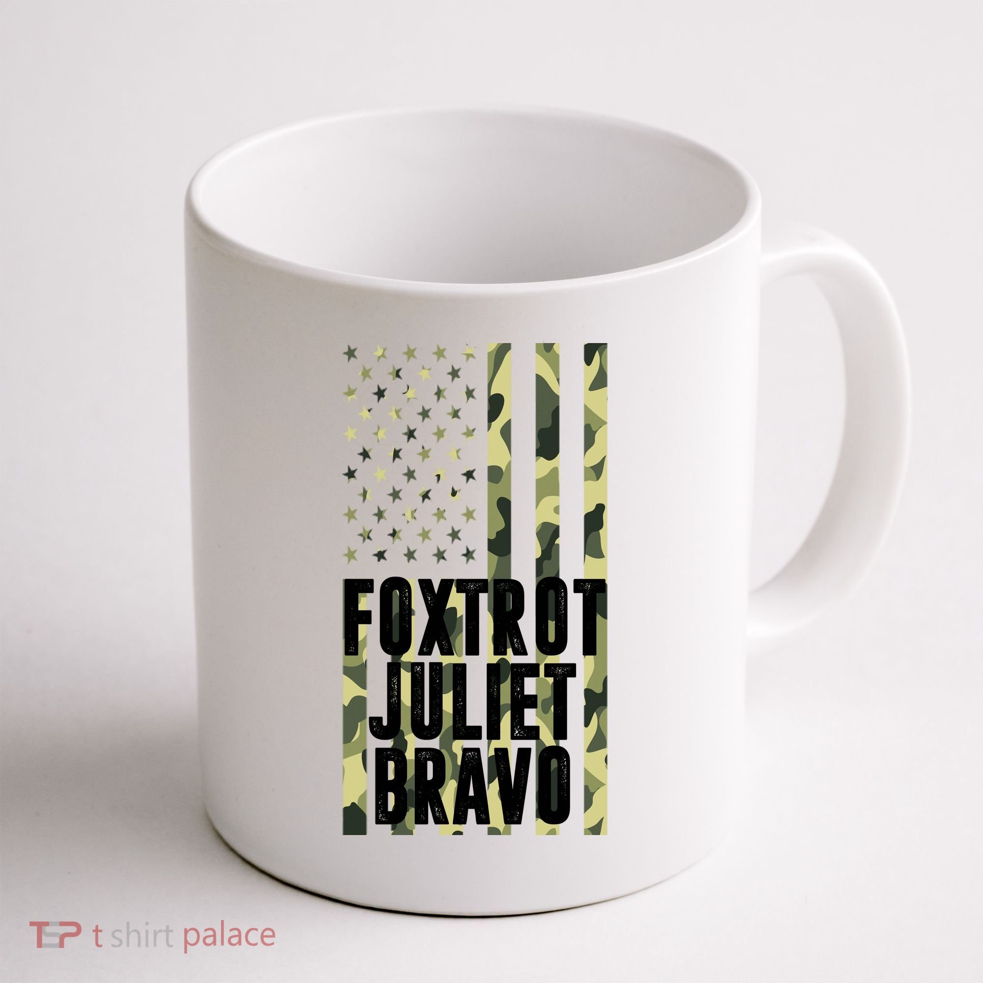 FJB Army Usa Flag Foxtrot Juliet Bravo Coffee Mug