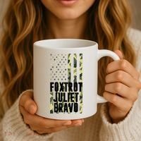 FJB Army Usa Flag Foxtrot Juliet Bravo Coffee Mug thumb 3