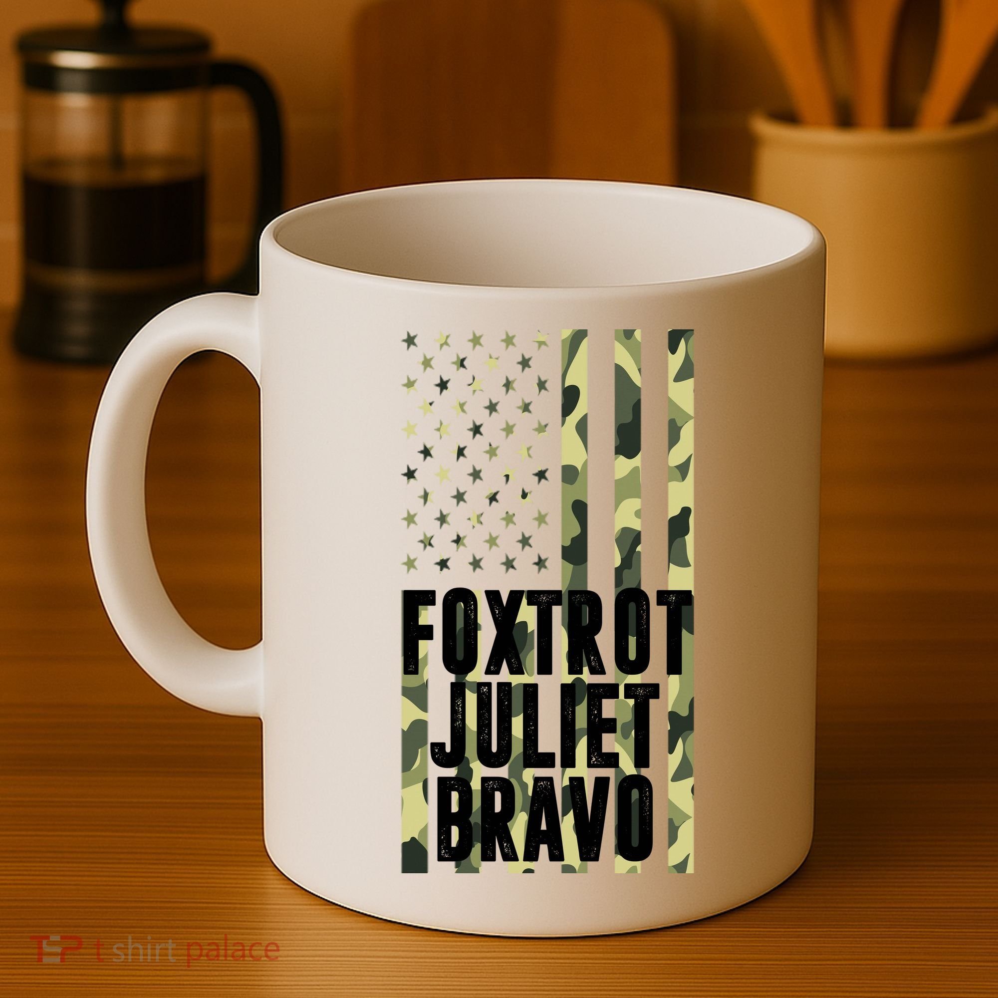 FJB Army Usa Flag Foxtrot Juliet Bravo Coffee Mug