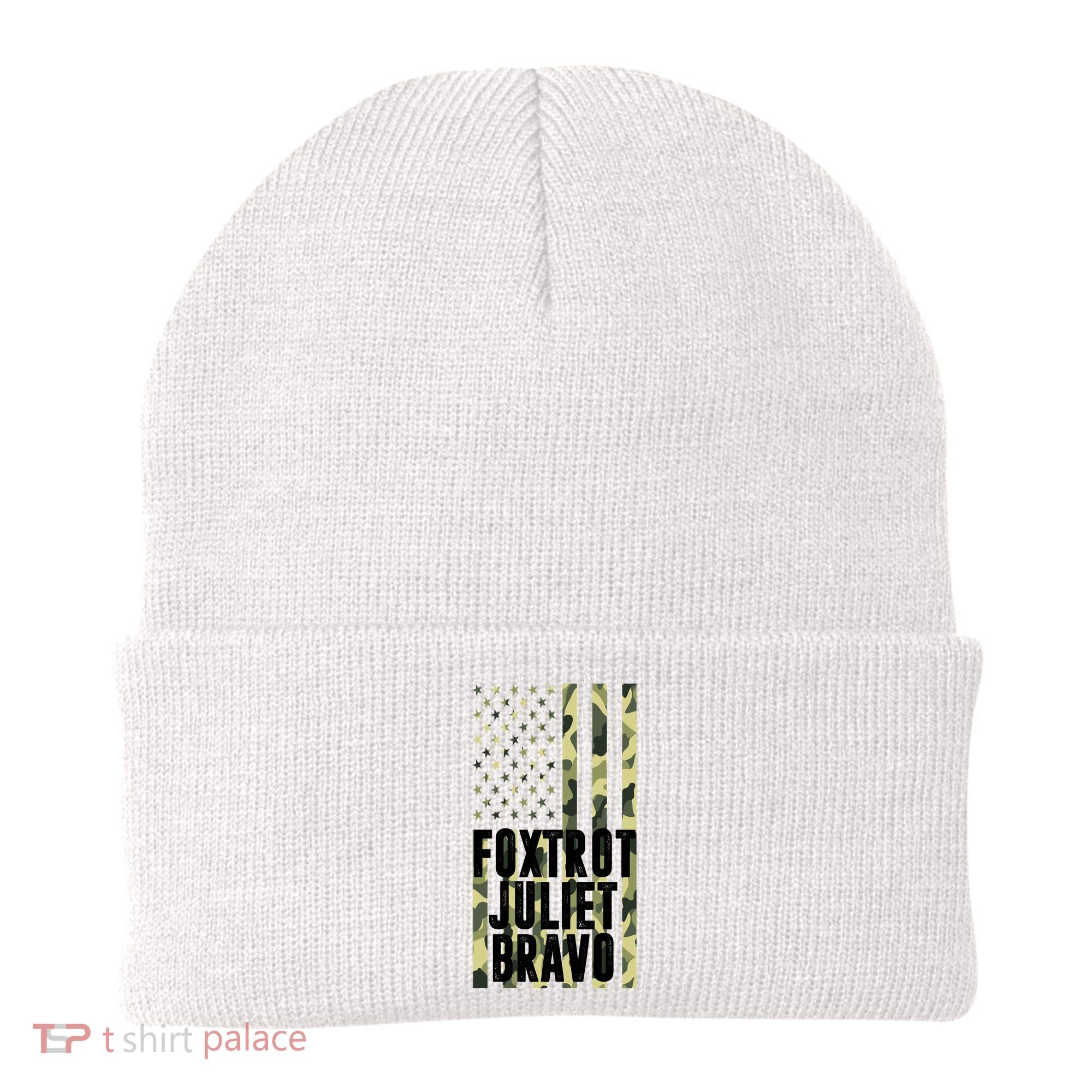 FJB Army Usa Flag Foxtrot Juliet Bravo Beanie