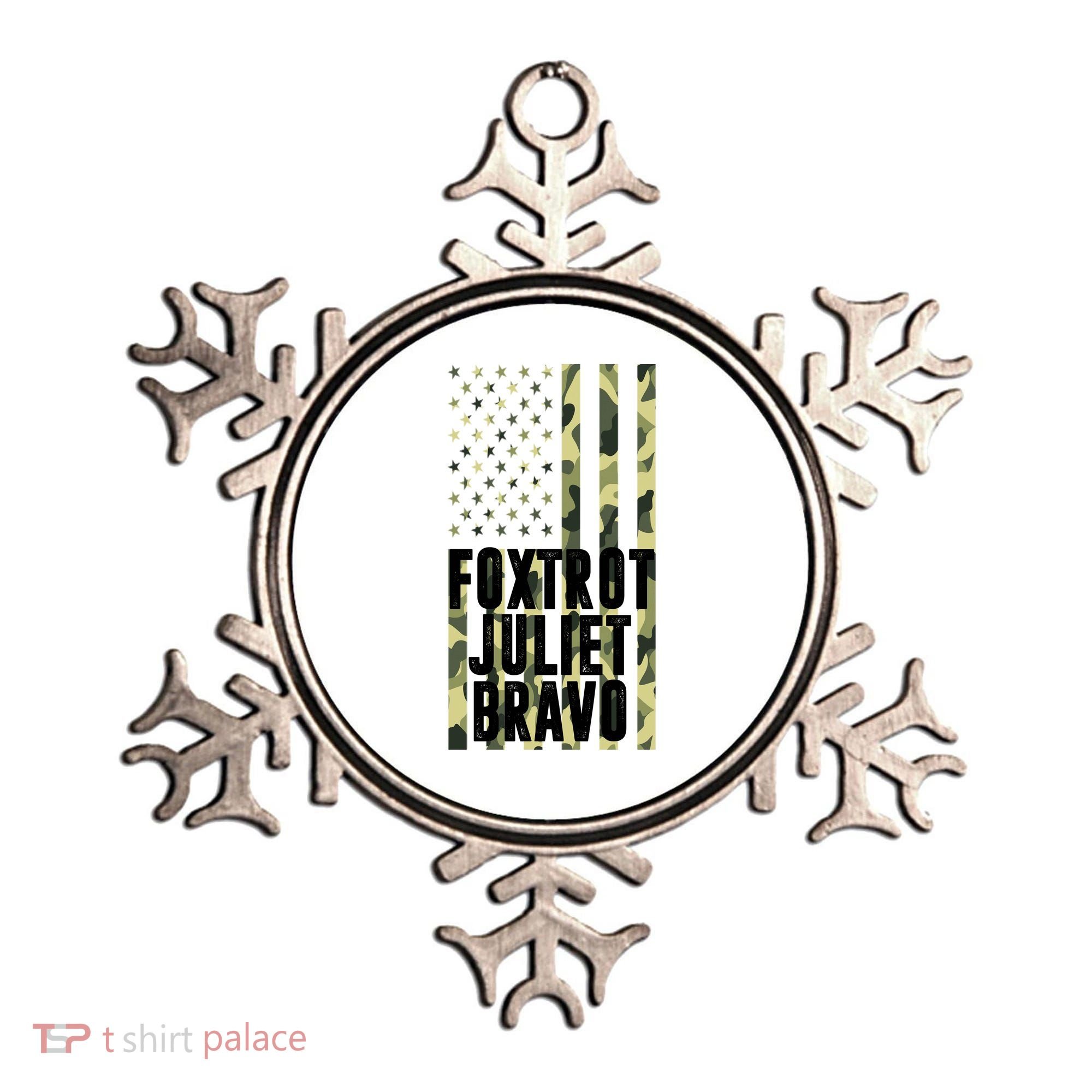 FJB Army Usa Flag Foxtrot Juliet Bravo Ornament