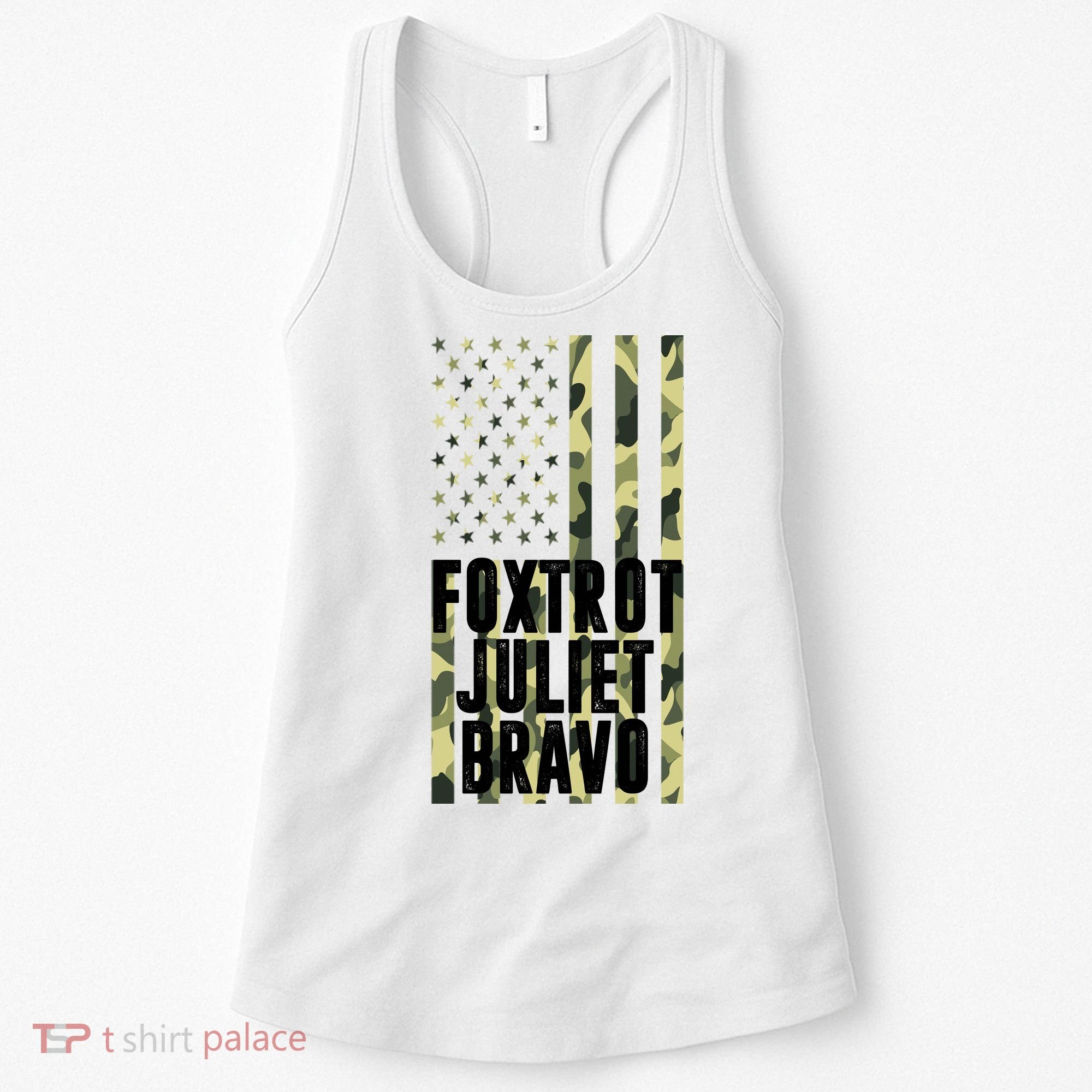 FJB Army Usa Flag Foxtrot Juliet Bravo Women's Tank Top