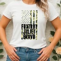 FJB Army Usa Flag Foxtrot Juliet Bravo Women's T-Shirt thumb 2