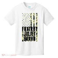 FJB Army Usa Flag Foxtrot Juliet Bravo Kids T-Shirt thumb 0