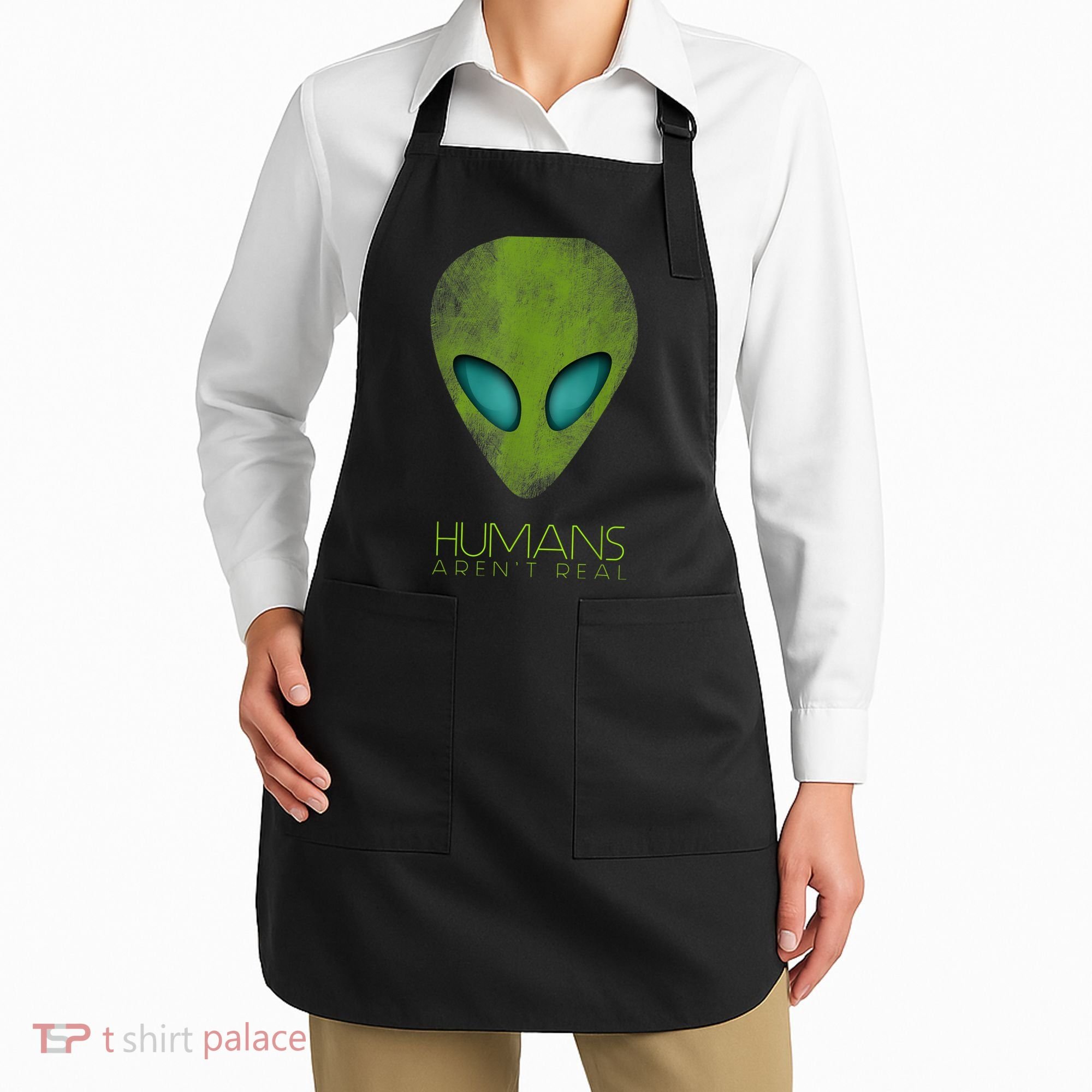 Funny Aliens UFO Apron