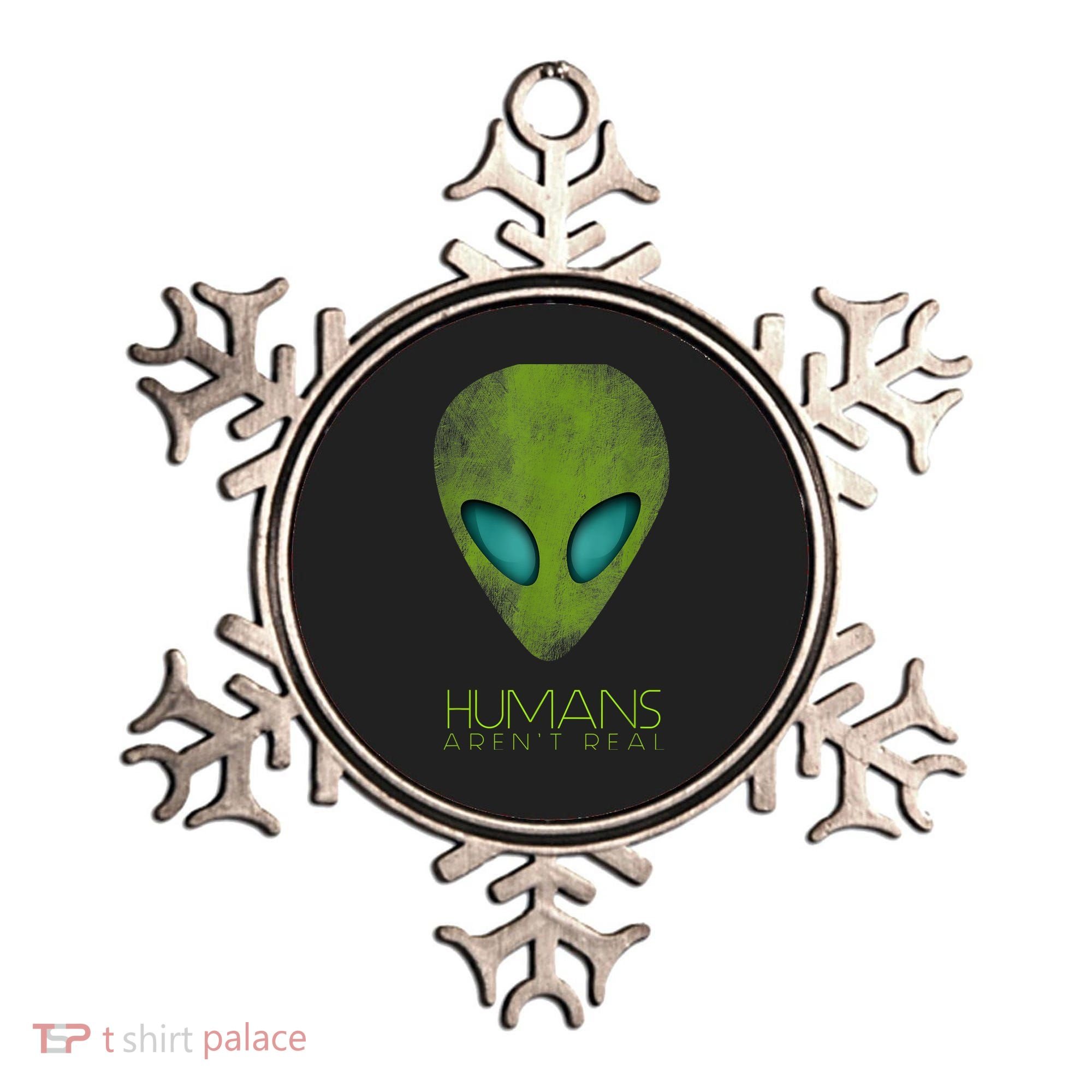 Funny Aliens UFO Ornament