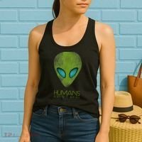 Funny Aliens UFO Women's Tank Top thumb 2