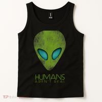 Funny Aliens UFO Tank Top thumb 2