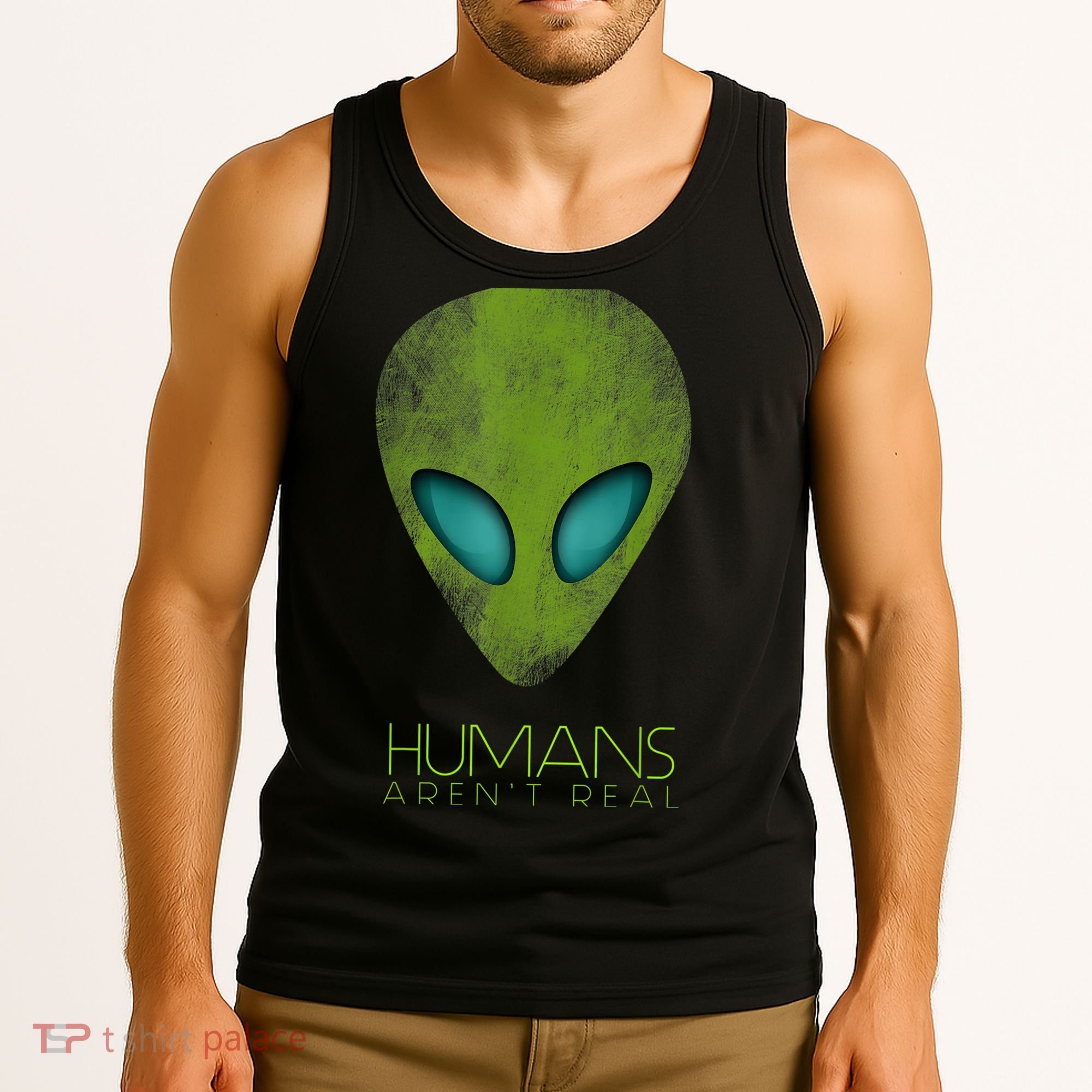 Funny Aliens UFO Tank Top