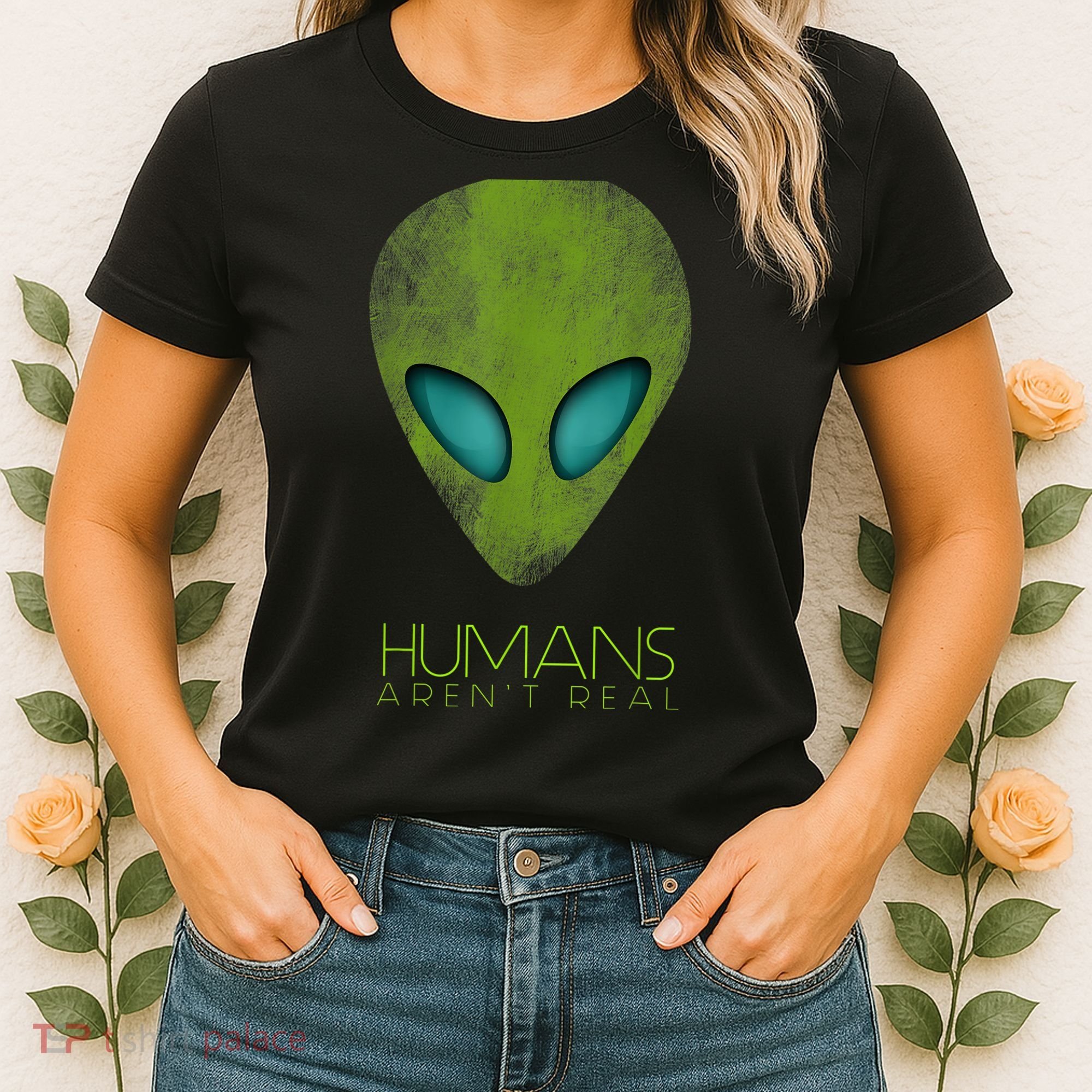 Funny Aliens UFO Women's T-Shirt