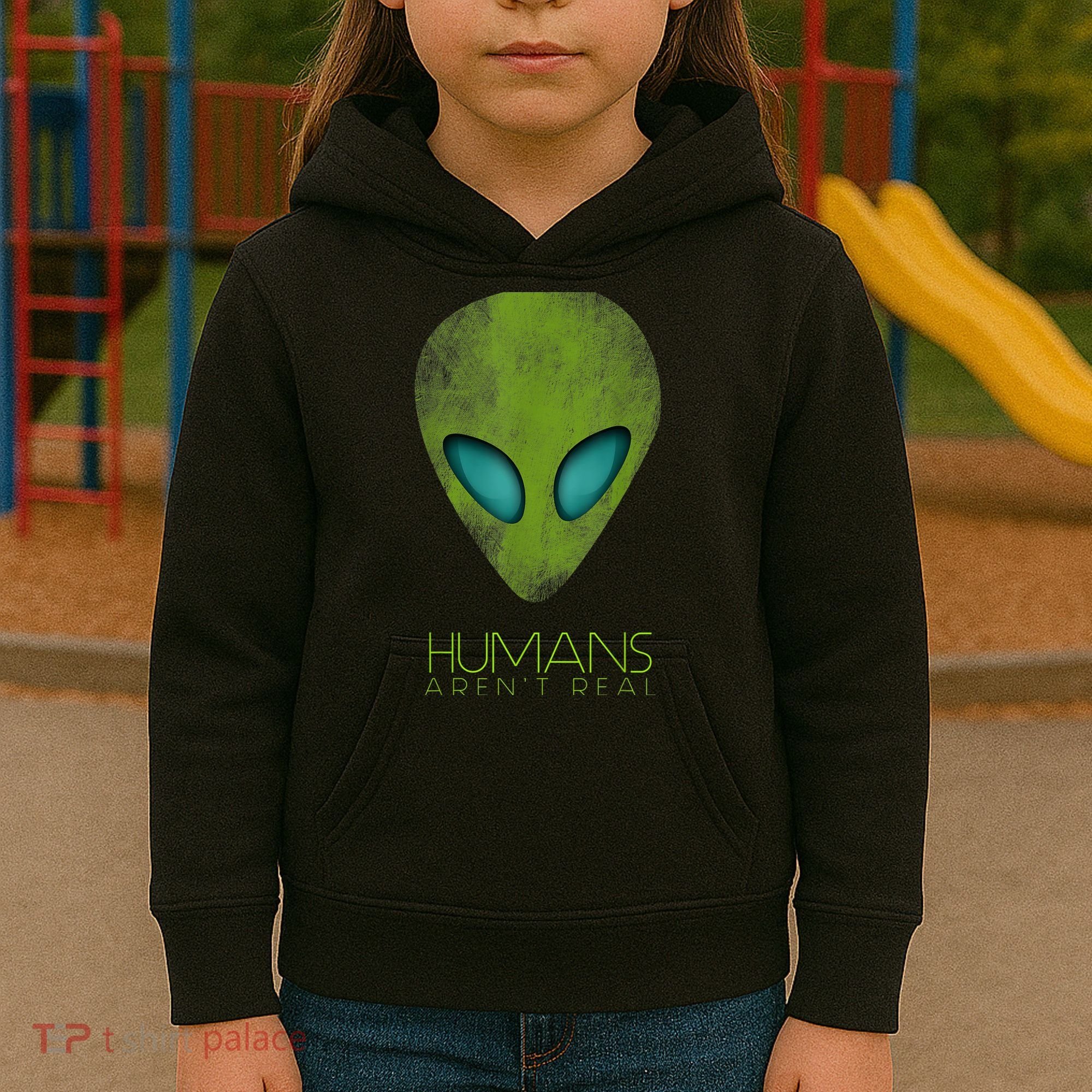 Funny Aliens UFO Kids Hoodie