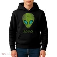 Funny Aliens UFO Kids Hoodie thumb 4