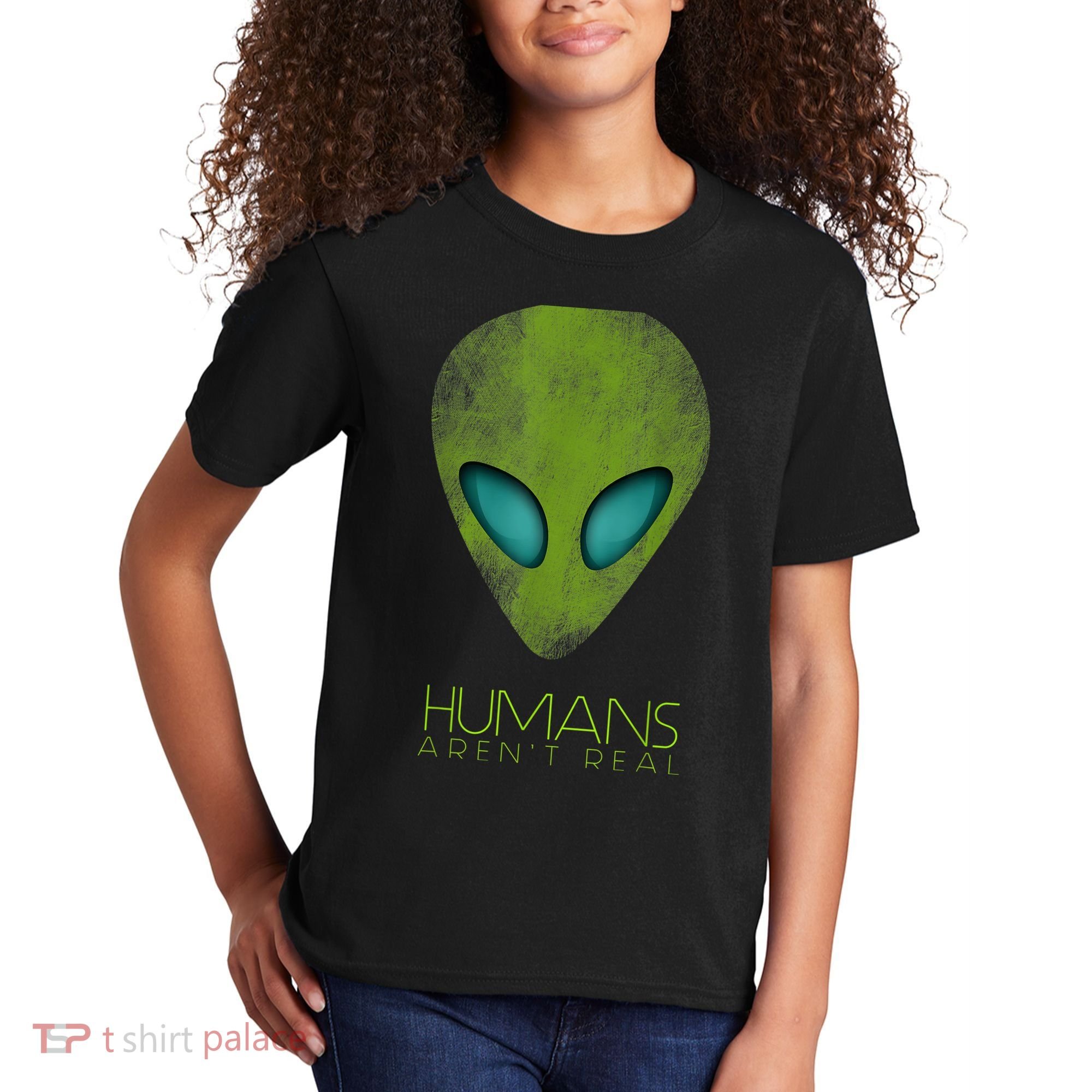 Funny Aliens UFO Kids T-Shirt