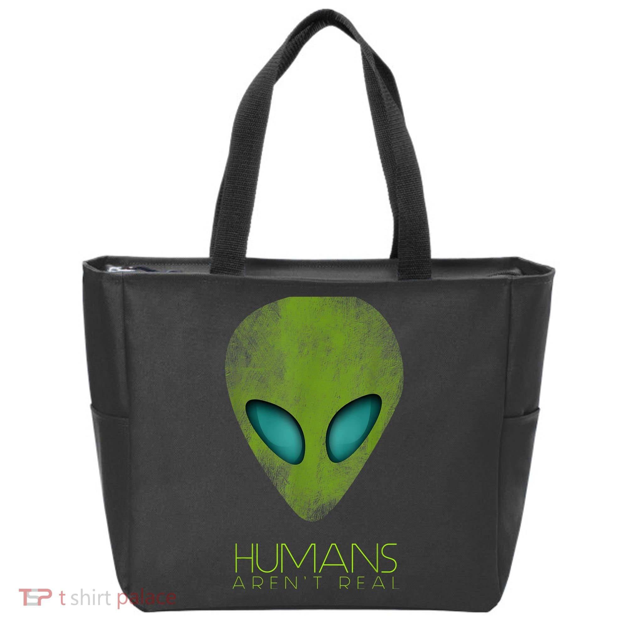 Funny Aliens UFO Tote Bag