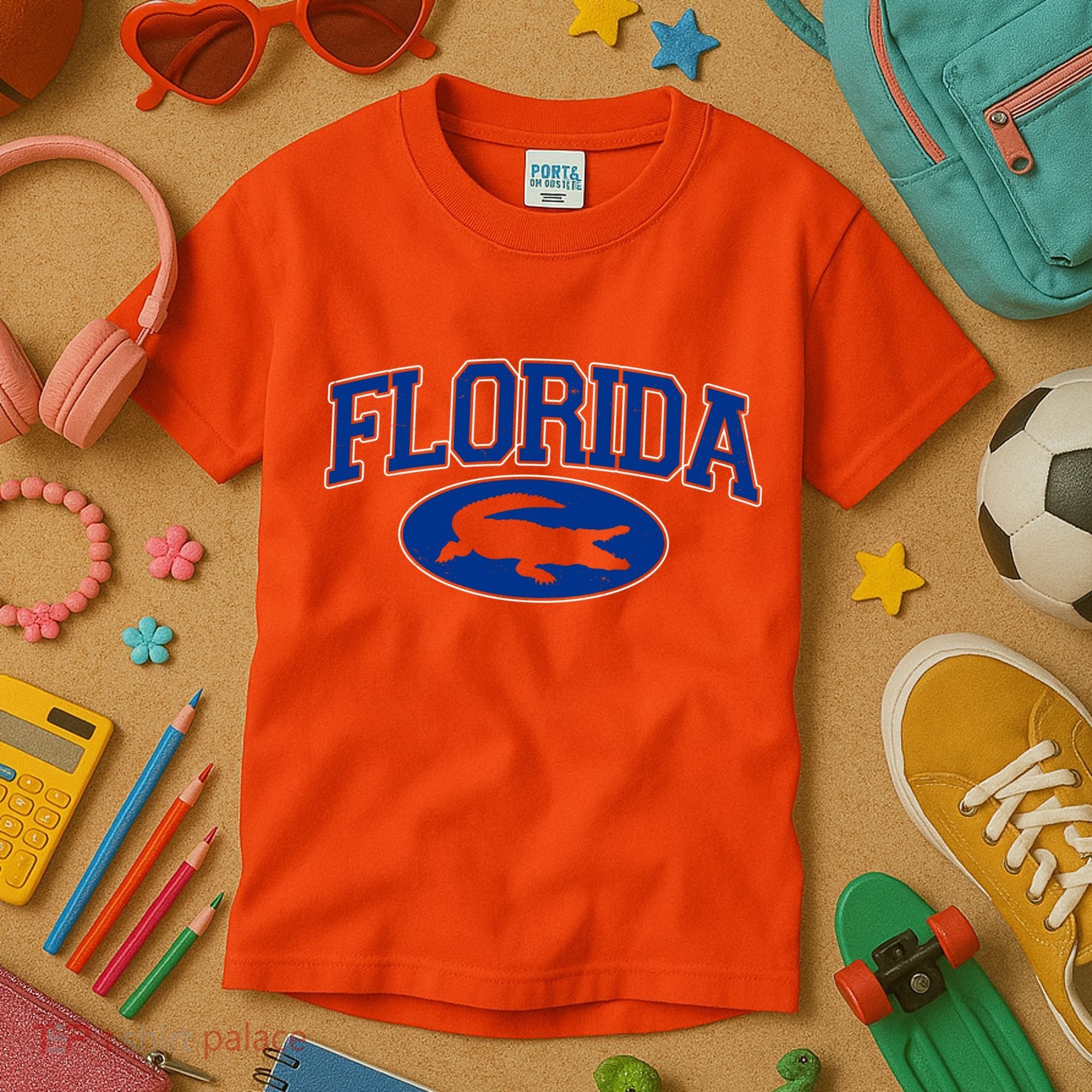 Florida Alligators Team Logo Kids T-Shirt