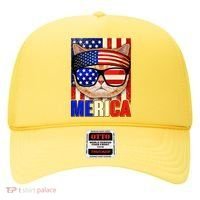 Funny American USA Flag Merica Cat Hat thumb 0