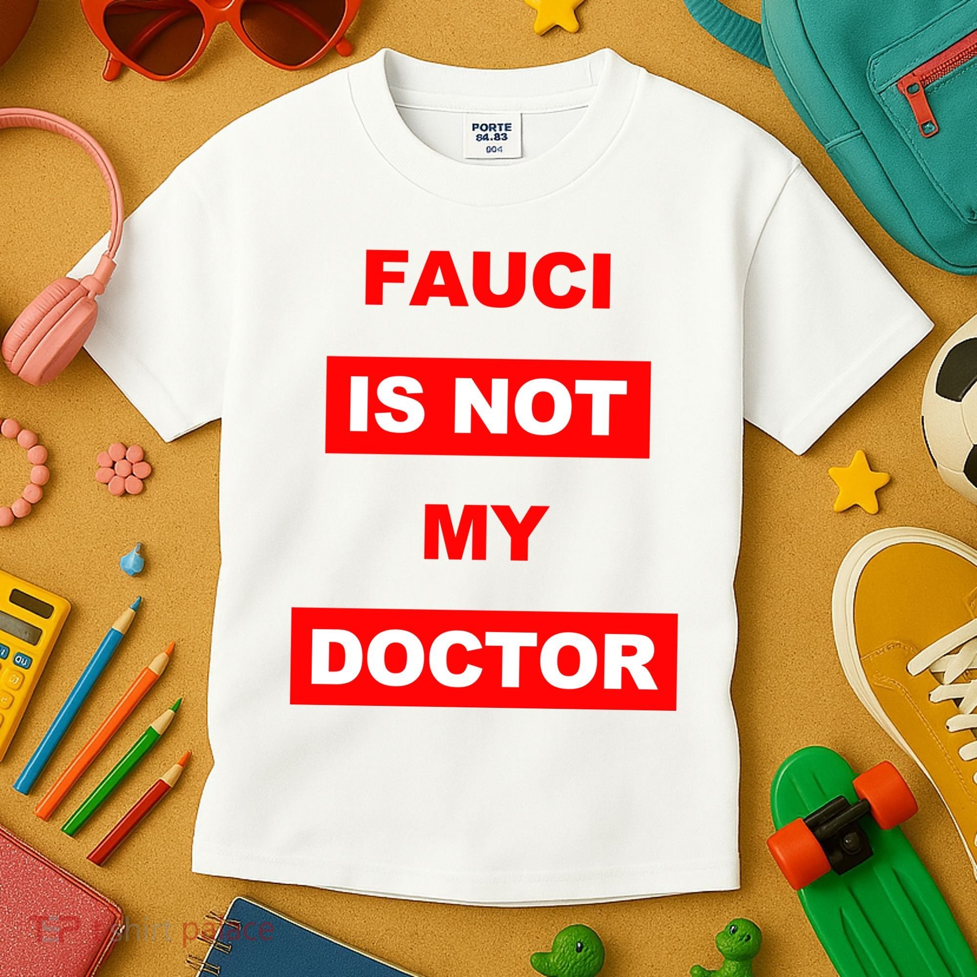 Fauci Is Not My Doctor Kids T-Shirt
