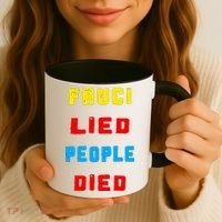 Fauci Lied People Died Coffee Mug thumb 3