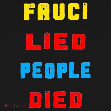 Fauci Lied People Died Women's Perfect Tri Rocker Tank