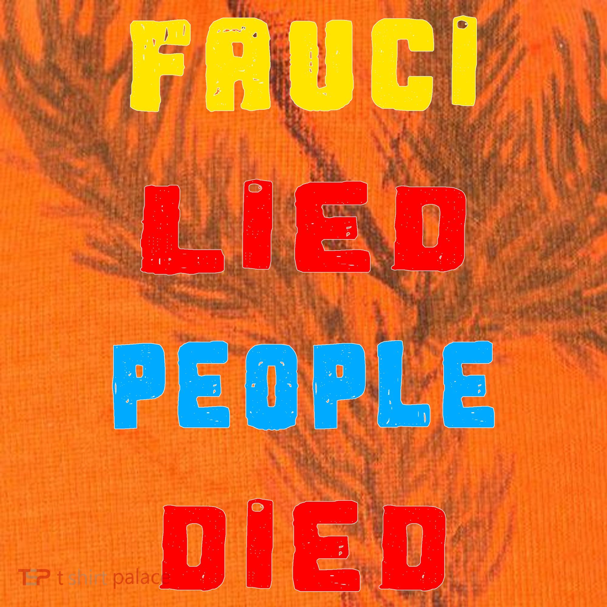 Fauci Lied People Died Kati Licensed 12" Camo Cuffed Beanie