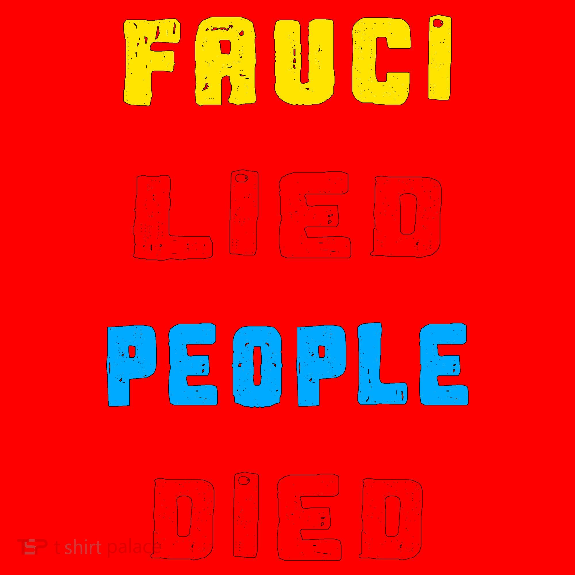Fauci Lied People Died Santa Hat