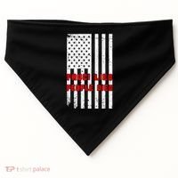 Fauci Lied People Died American Flag USA-Made Doggie Bandana thumb 0