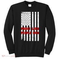 Fauci Lied People Died American Flag Sweatshirt thumb 0